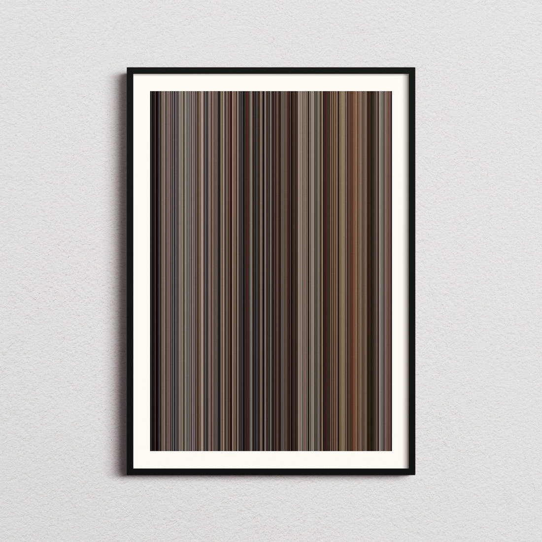 Kramer vs. Kramer Movie Barcode Poster - Barcode Only