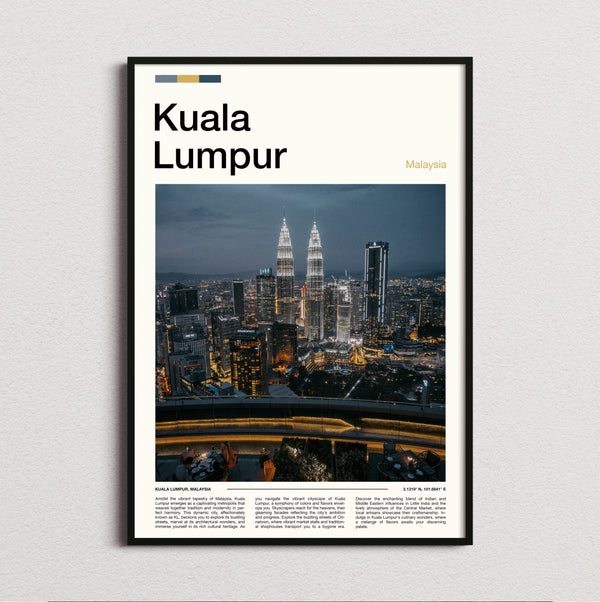 Kuala Lumpur - Petronas Towers - Travel Print