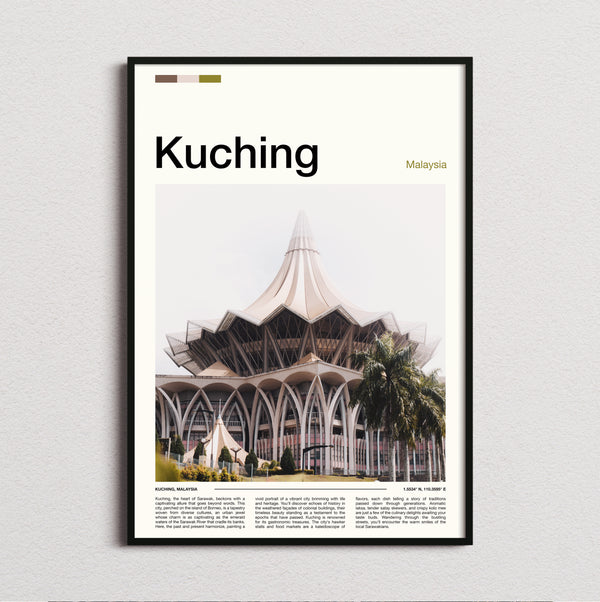 Kuching - Sarawak State Assembly Building - Travel Print