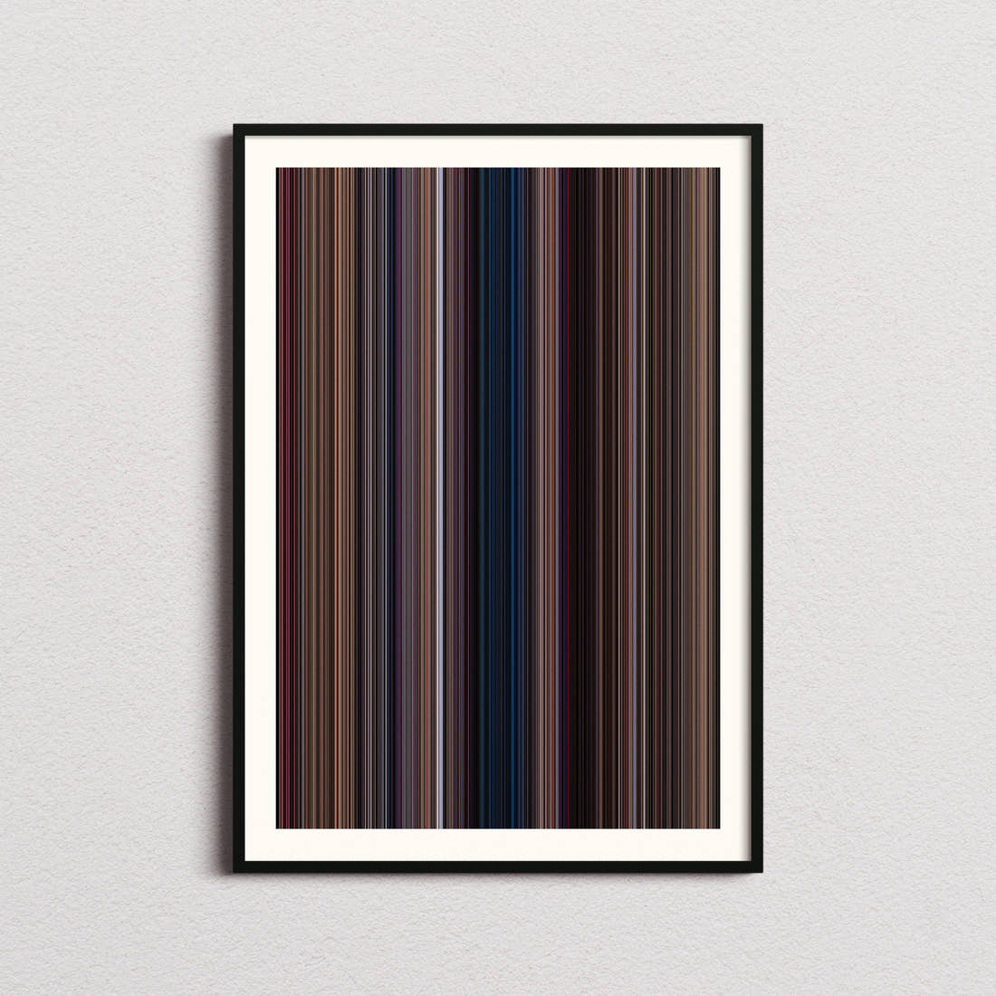 Kung Fu Hustle Movie Barcode Poster - Barcode Only