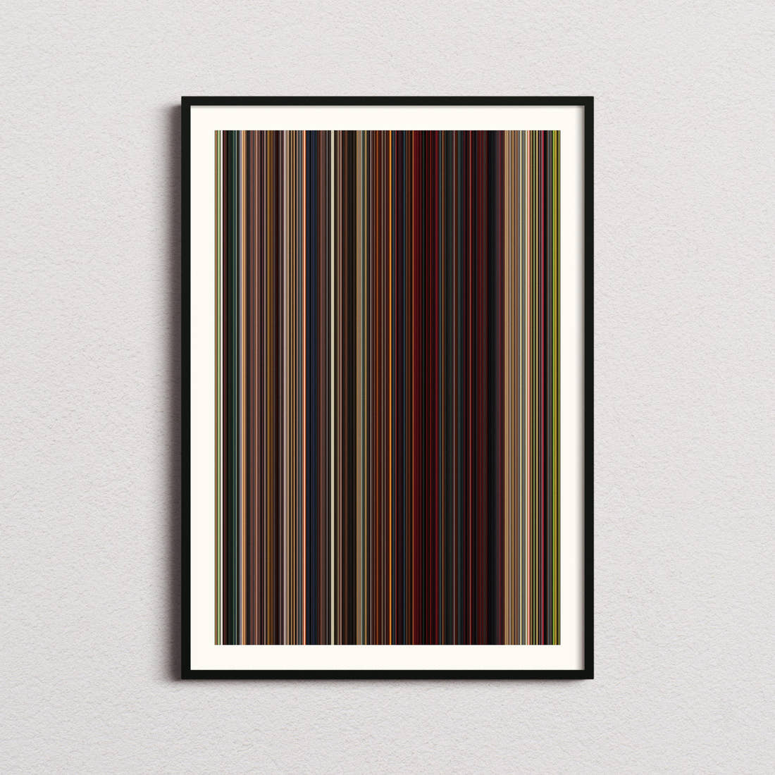 Kung Fu Panda 2 Movie Barcode Poster - Barcode Only