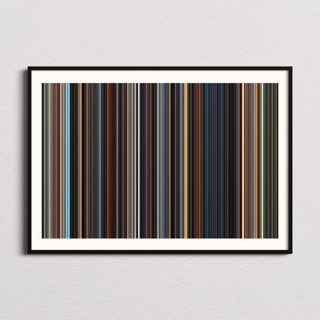 Kung Fu Panda 4 Movie Barcode Poster - Barcode Only