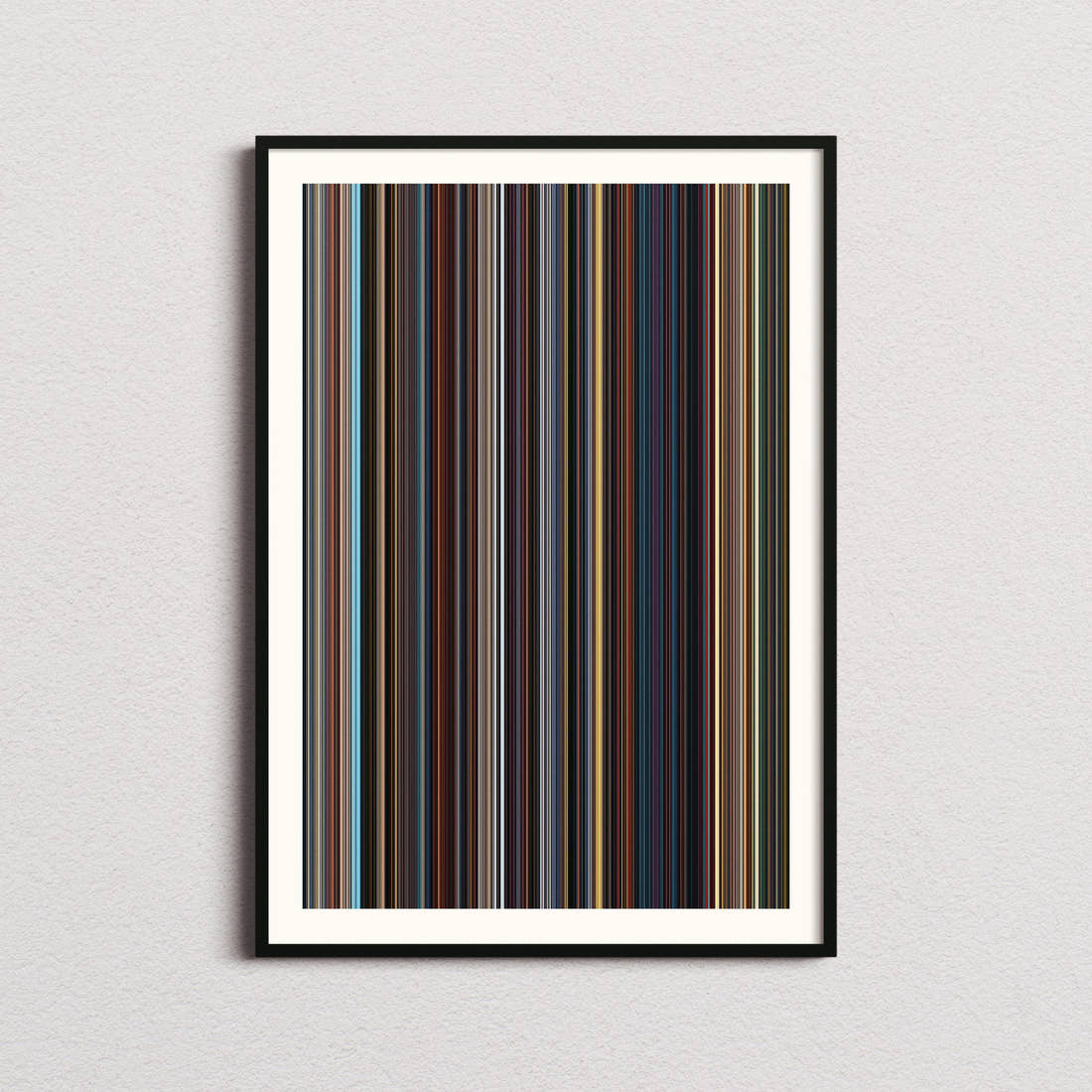 Kung Fu Panda 4 Movie Barcode Poster - Barcode Only