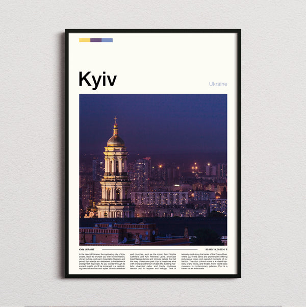 Kyiv - Great Lavra Bell Tower - Travel Print