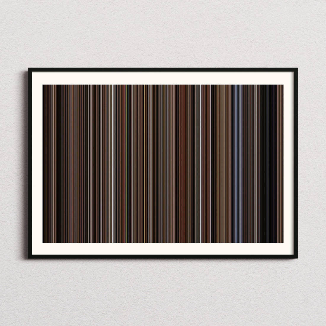LA Confidential Movie Barcode Poster - Barcode Only
