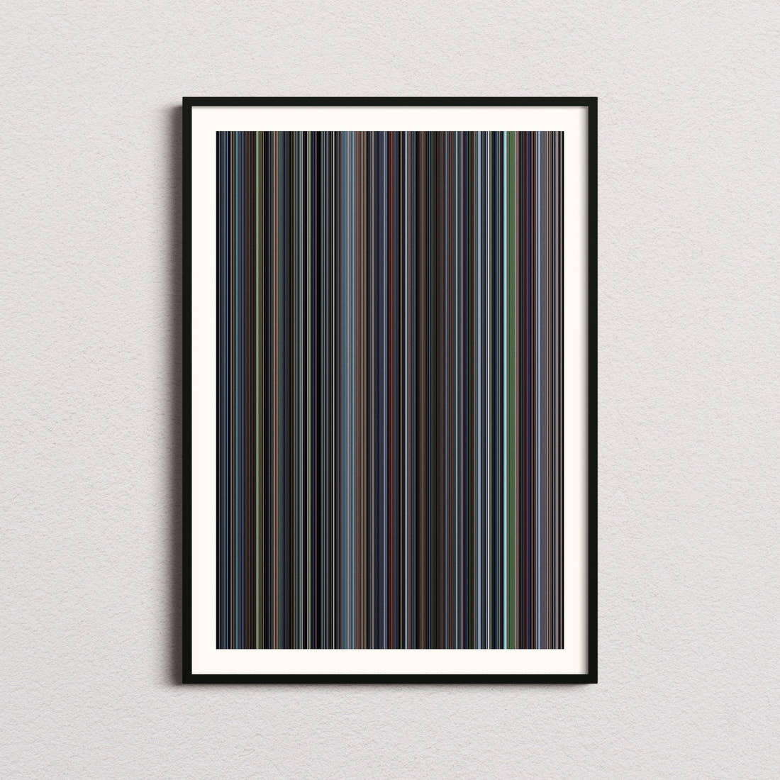 La Corrispondenza Movie Barcode Poster - Barcode Only