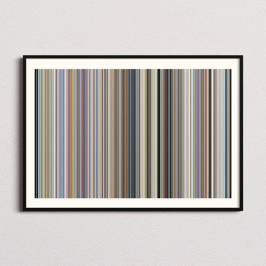 La Planète Sauvage Movie Barcode Poster - Barcode Only