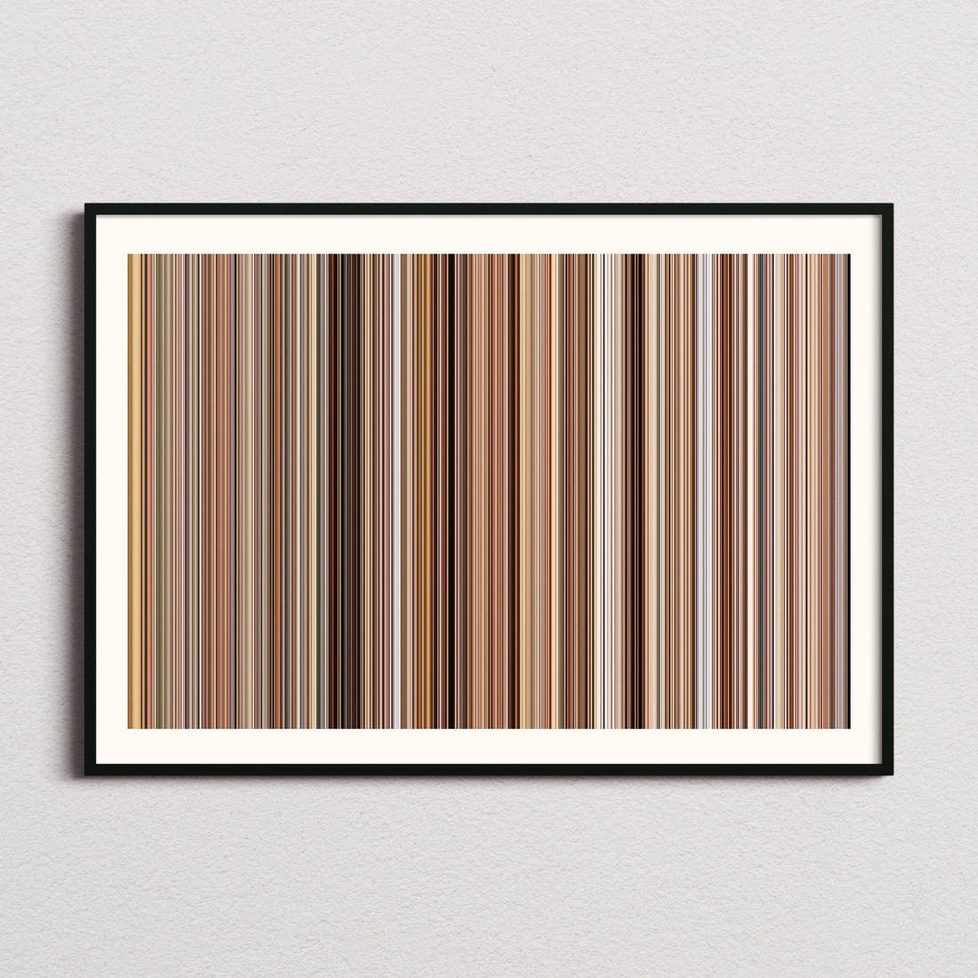 Lagaan Movie Barcode Poster - Barcode Only
