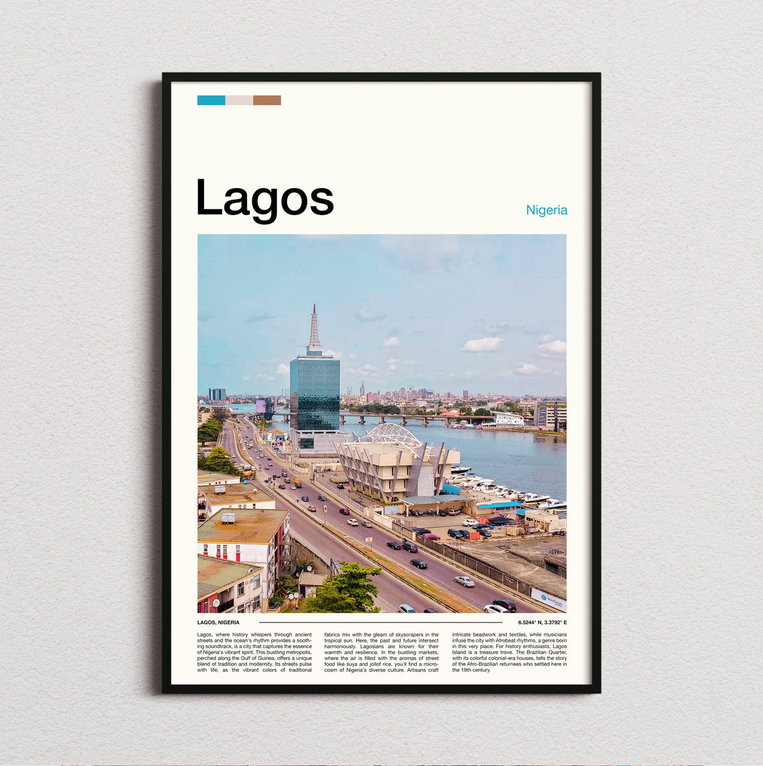 Lagos - Tower By The Waterfront - Travel Print