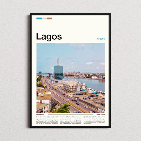 Lagos - Tower By The Waterfront - Travel Print
