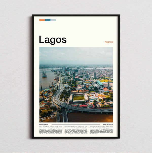 Lagos - Highway Through The City - Travel Print