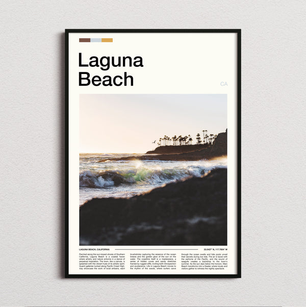 Laguna Beach - Waves At High Tide - Travel Print