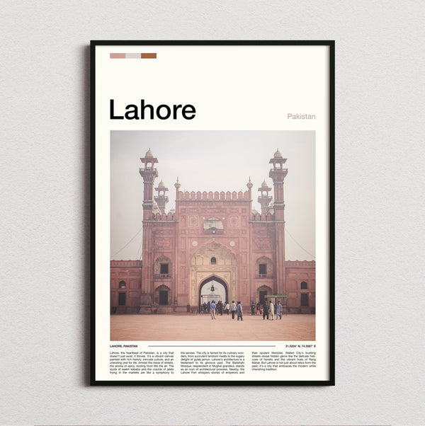 Lahore - Badshahi Mosque - Travel Print