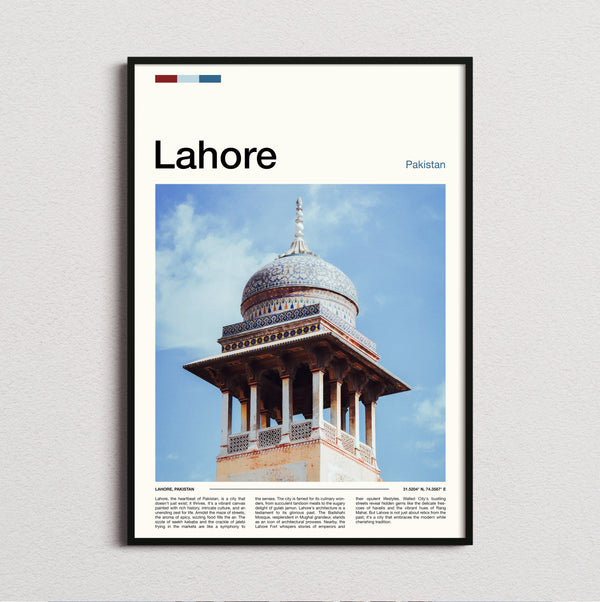 Lahore - Domed Marble Pavilion - Travel Print