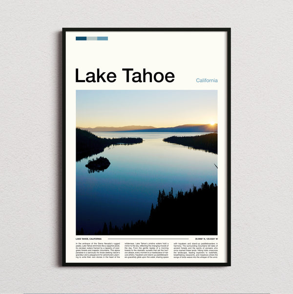 Lake Tahoe - Emerald Bay - Travel Print