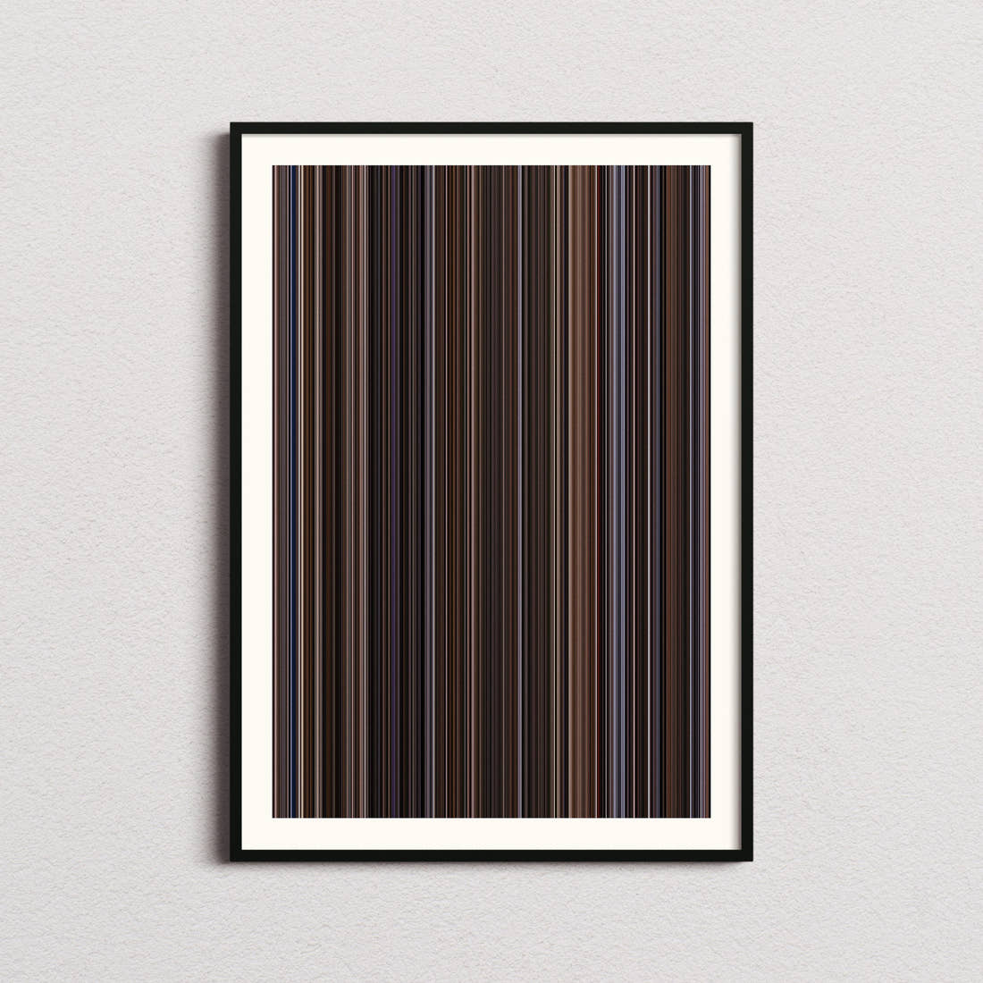 Lara Croft: Tomb Raider Movie Barcode Poster - Barcode Only