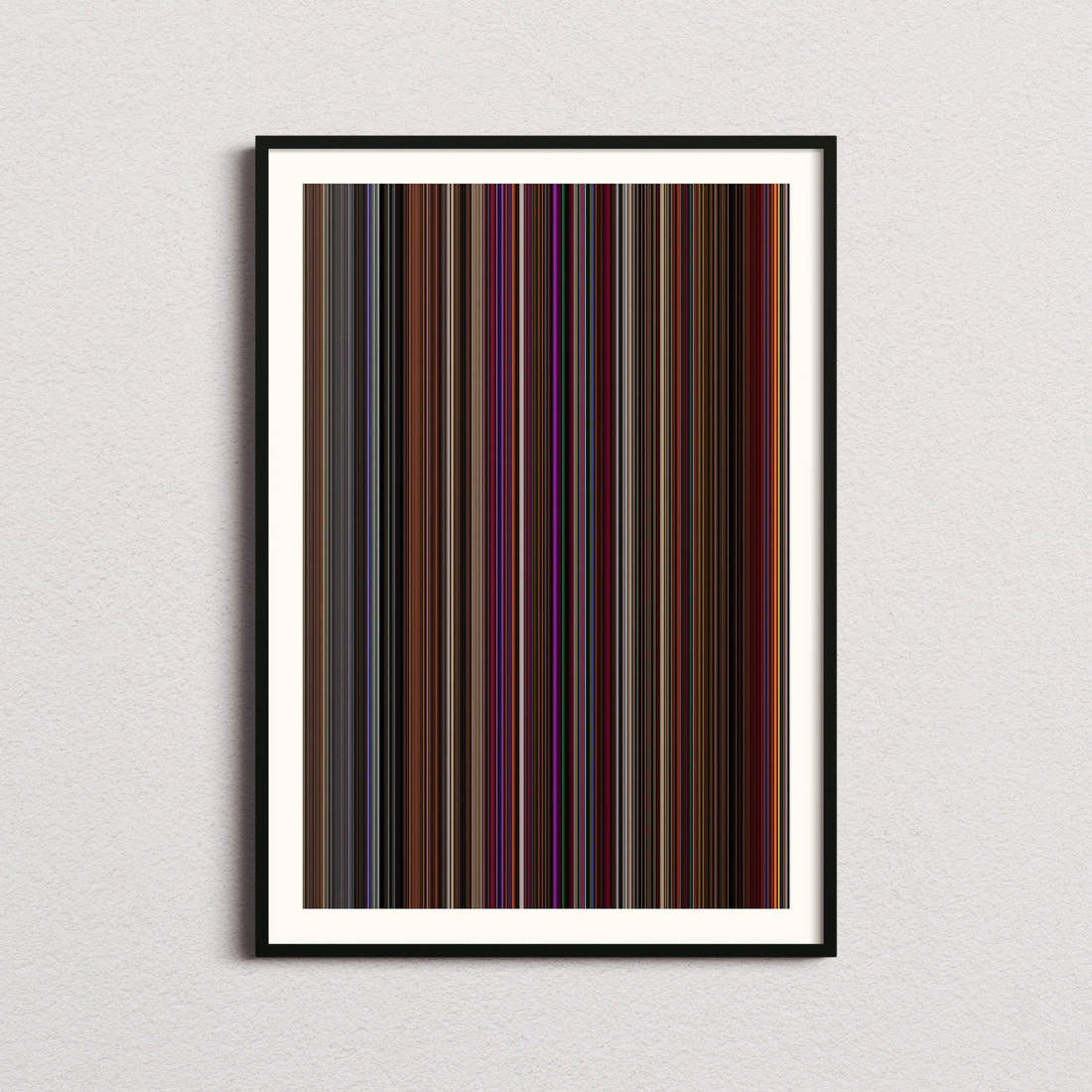 Last Night in Soho Movie Barcode Poster - Barcode Only