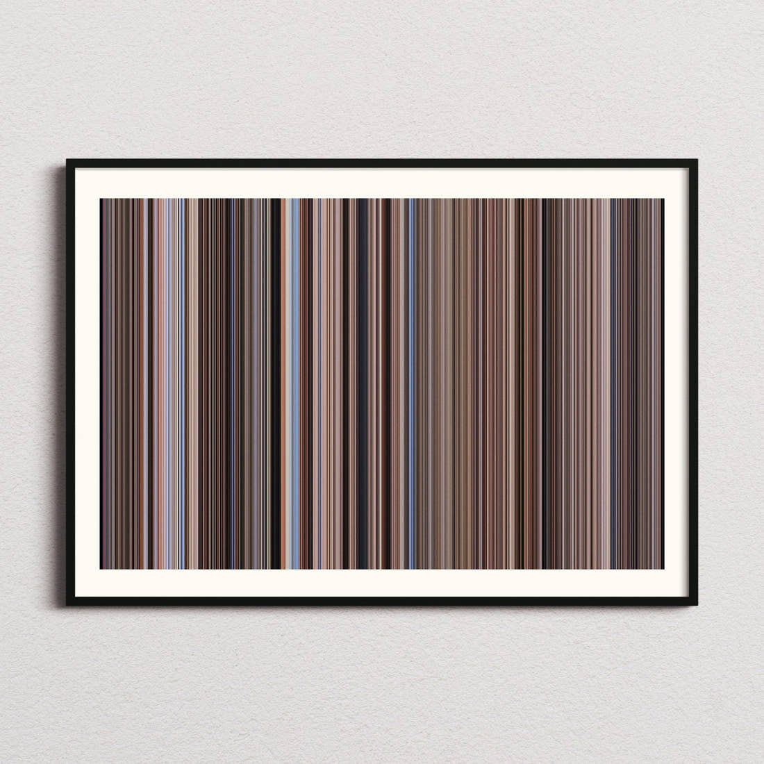 Lawrence of Arabia Movie Barcode Poster - Barcode Only