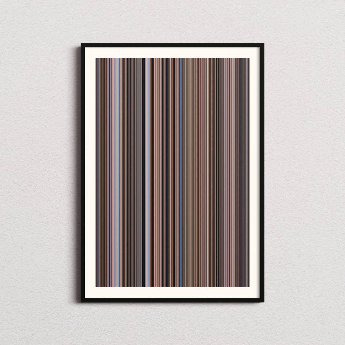 Lawrence of Arabia Movie Barcode Poster - Barcode Only