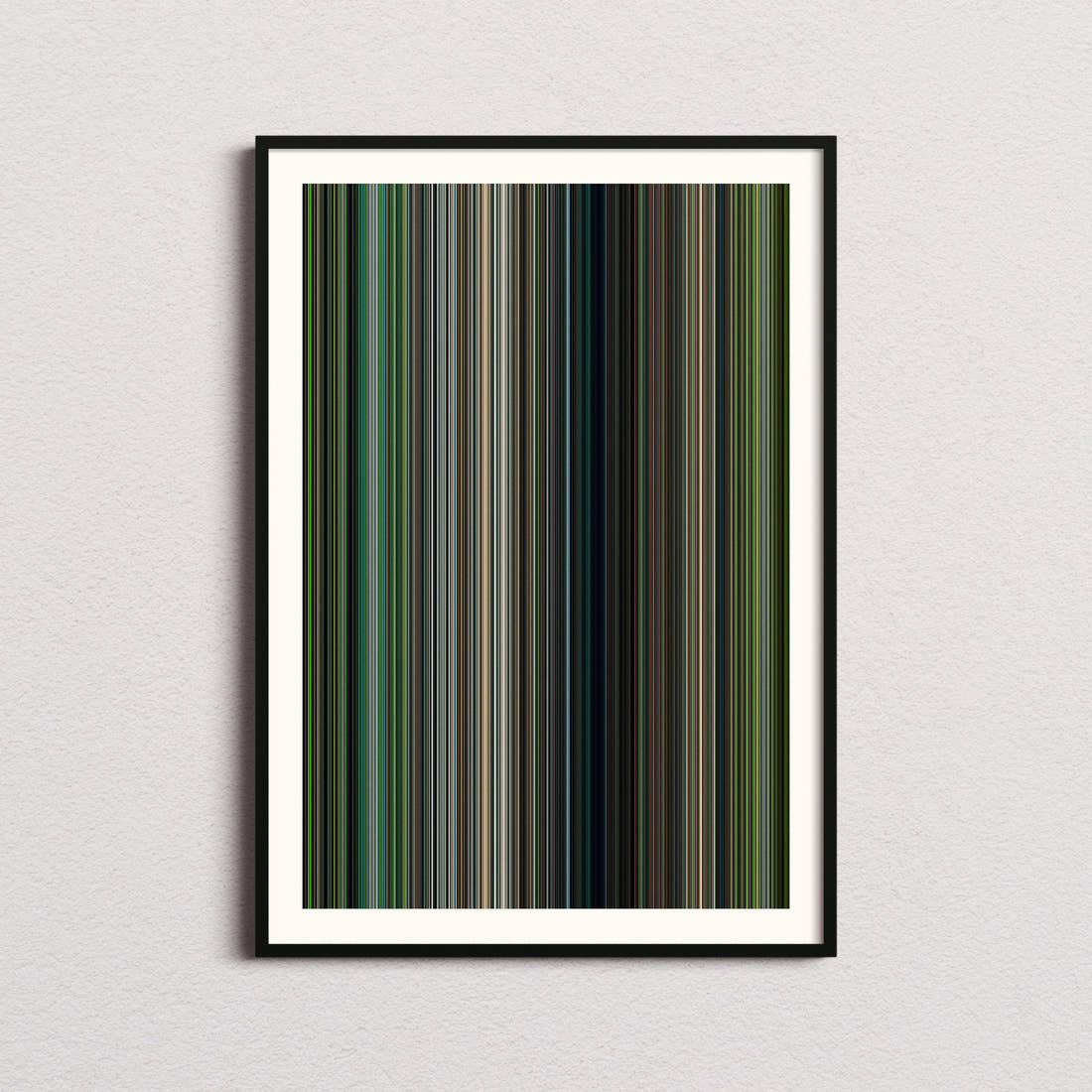 Leave No Trace Movie Barcode Poster - Barcode Only