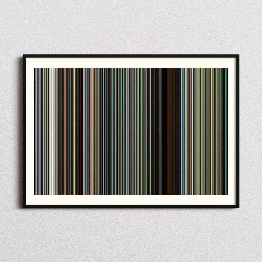 Leave the World Behind Movie Barcode Poster - Barcode Only