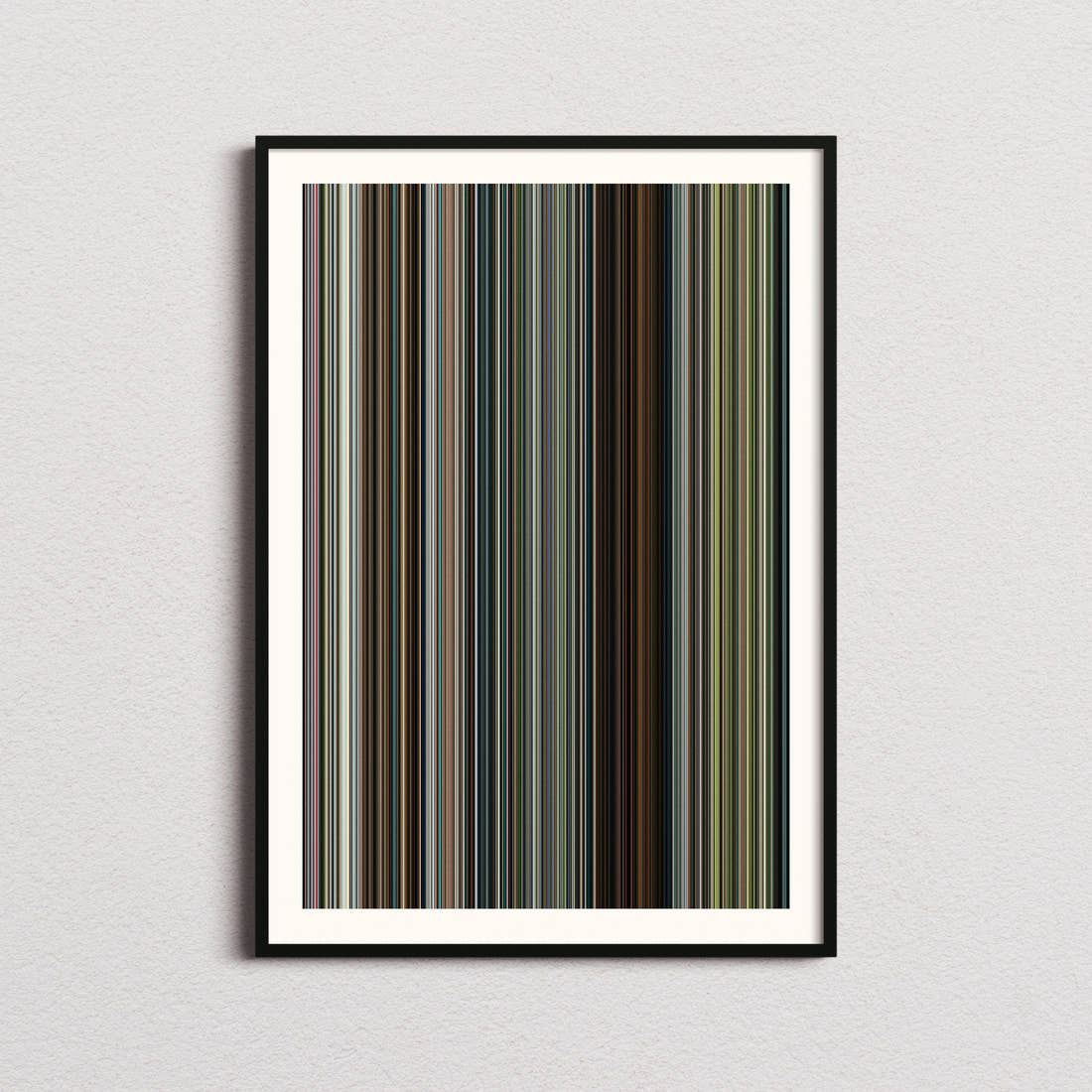 Leave the World Behind Movie Barcode Poster - Barcode Only
