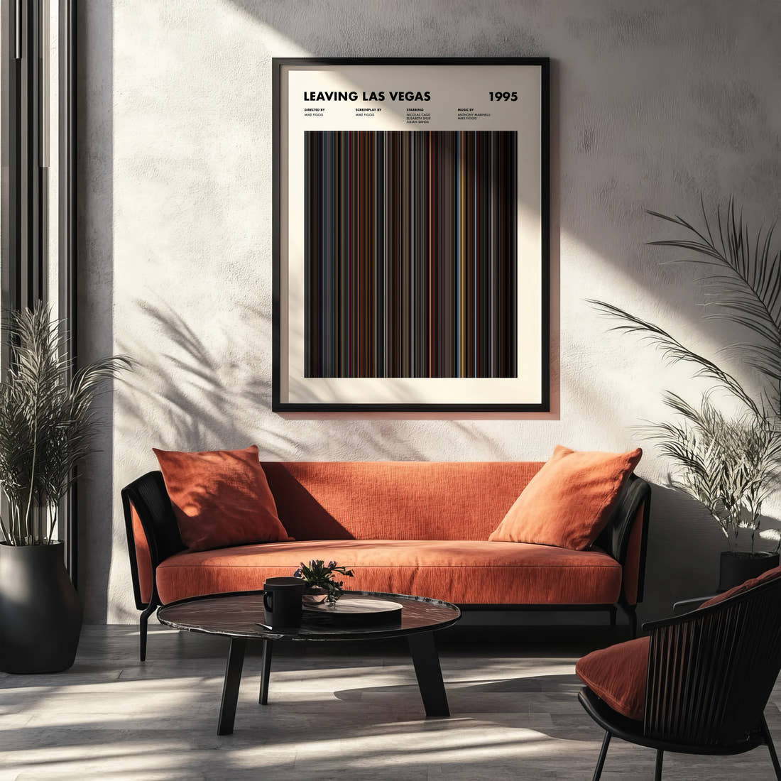 Leaving Las Vegas Movie Barcode Poster
