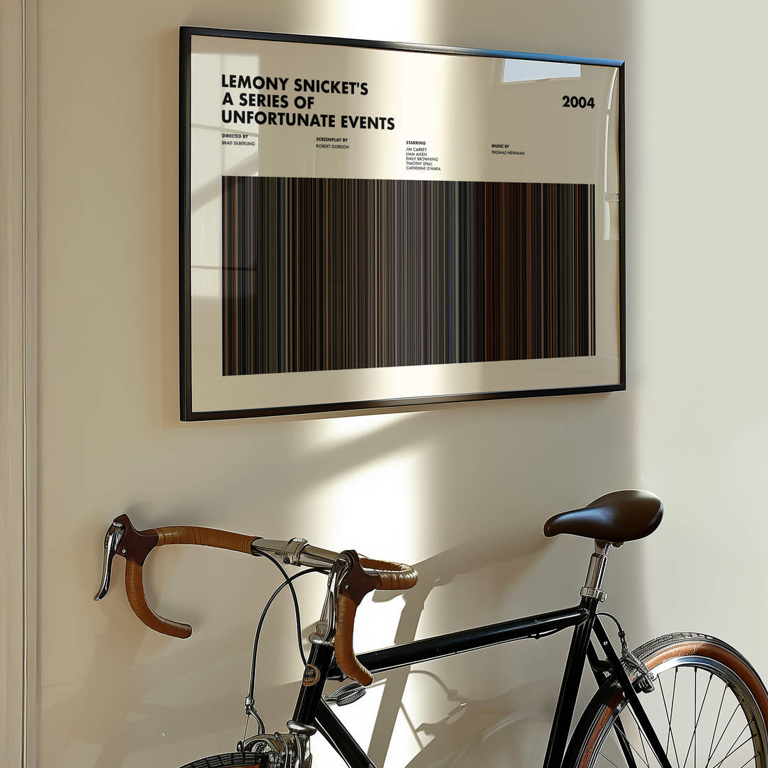 Lemony Snicket's A Series of Unfortunate Events Movie Barcode Poster