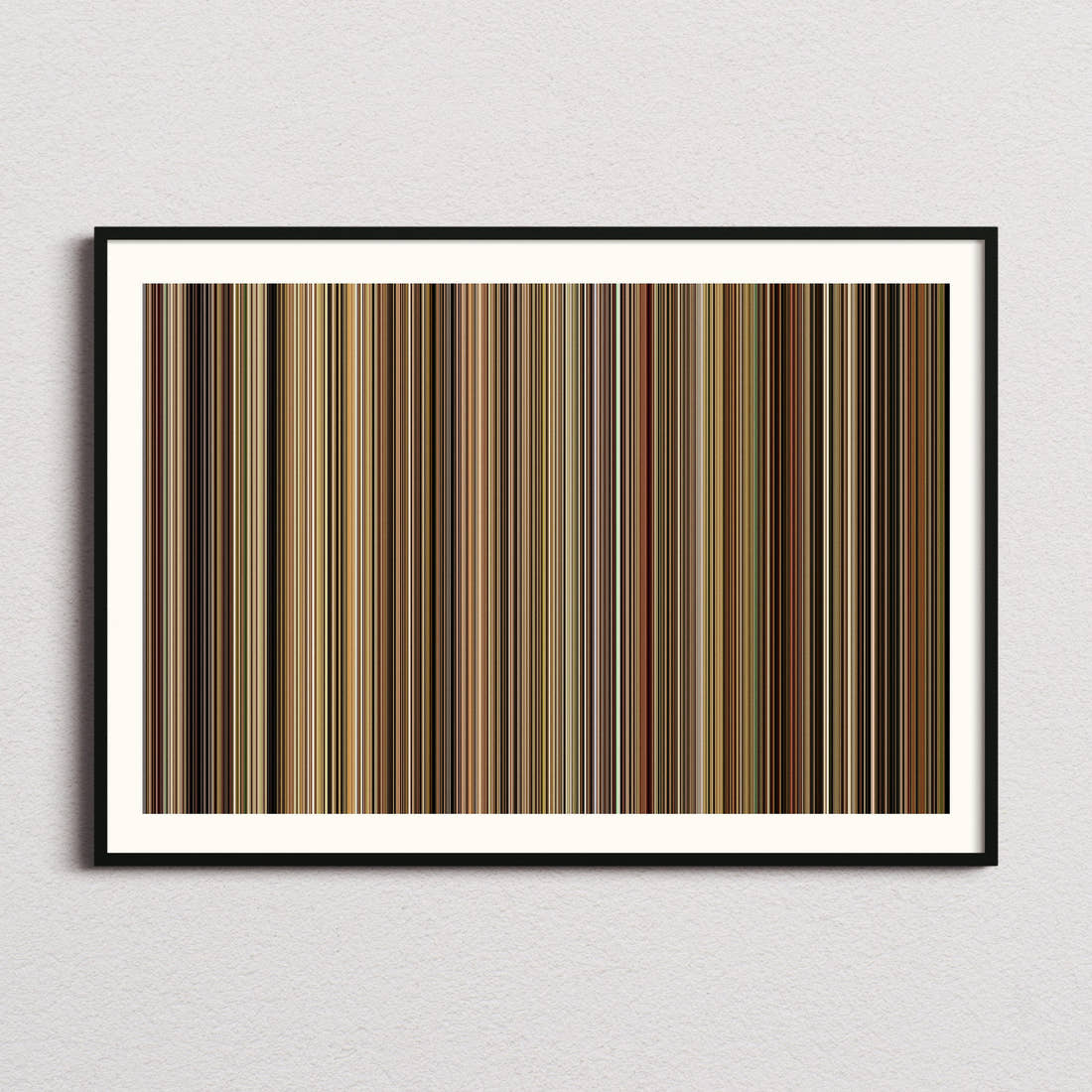Léon: The Professional Movie Barcode Poster - Barcode Only