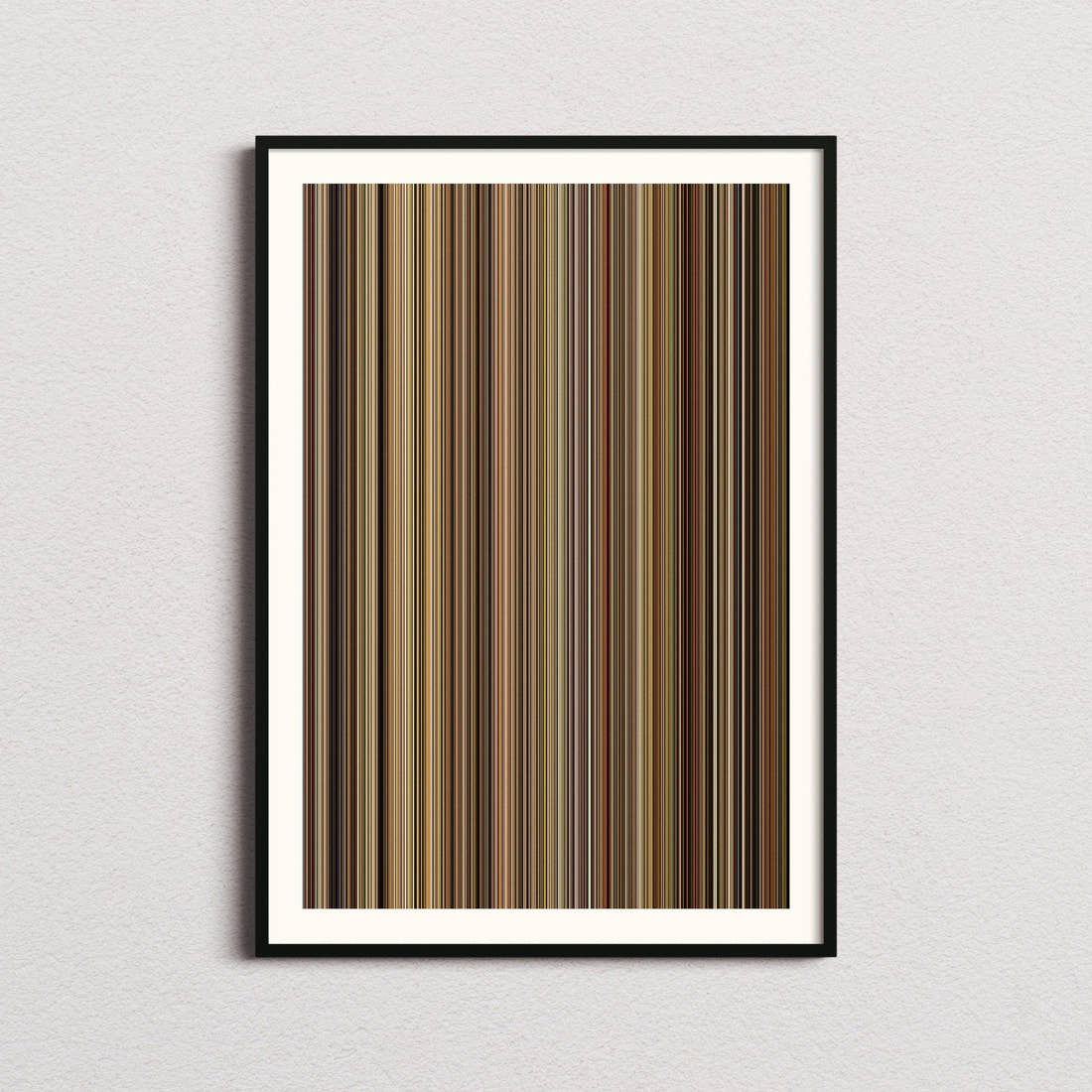 Léon: The Professional Movie Barcode Poster - Barcode Only