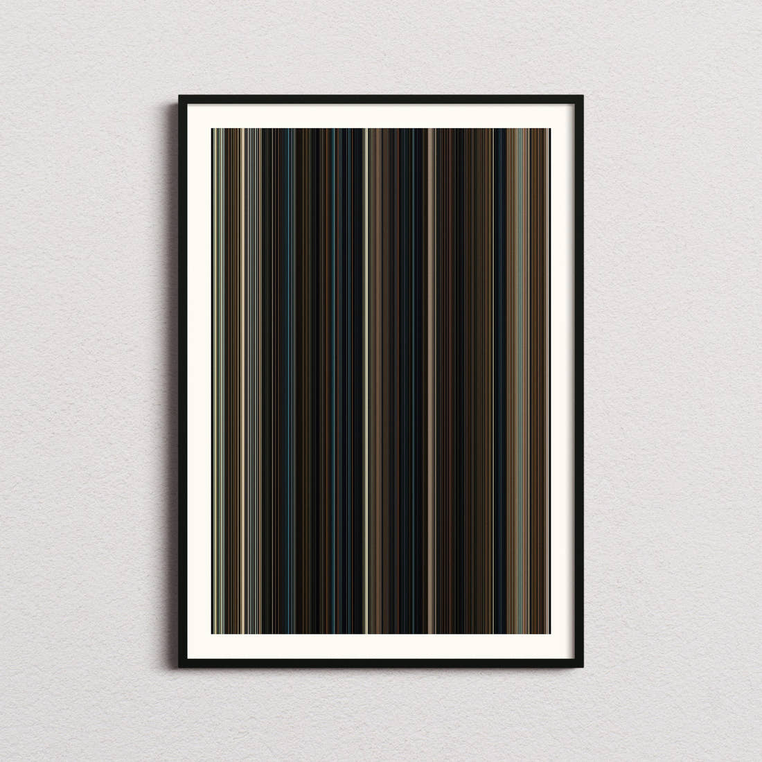 Les Misérables Movie Barcode Poster - Barcode Only