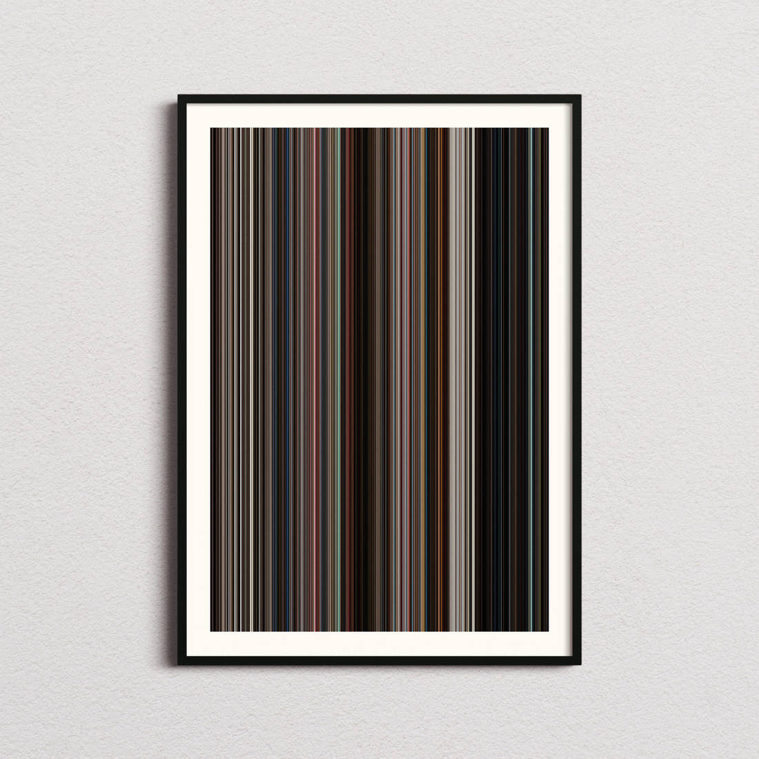 Lethal Weapon Movie Barcode Poster - Barcode Only