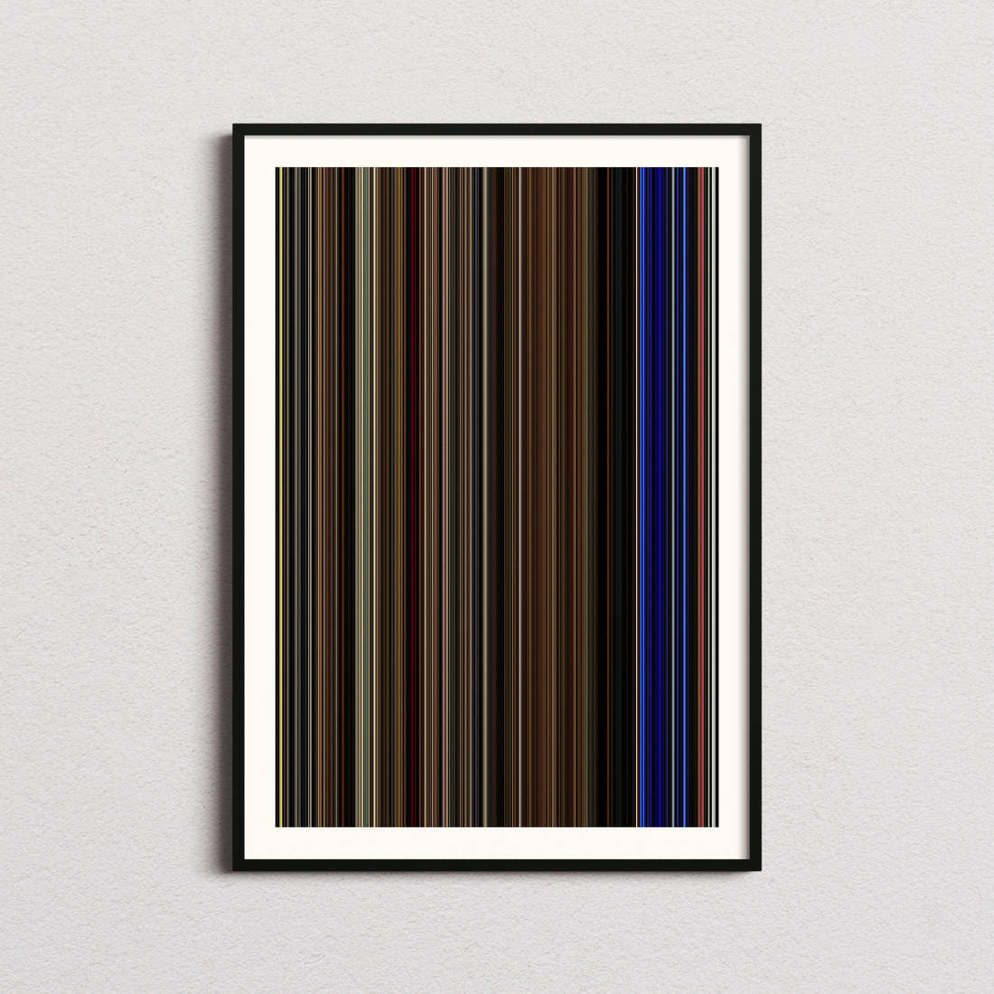 Lights Out Movie Barcode Poster - Barcode Only
