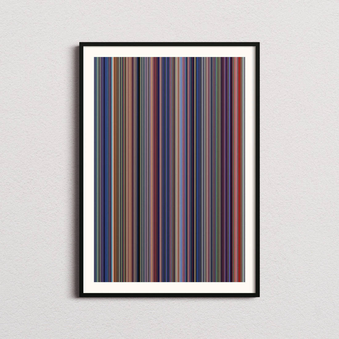 Lilo & Stitch Movie Barcode Poster - Barcode Only