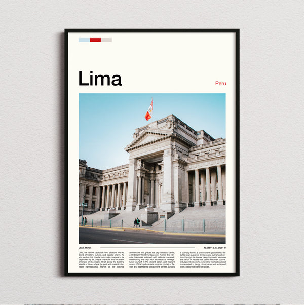 Lima - Palace Of Justice - Travel Print