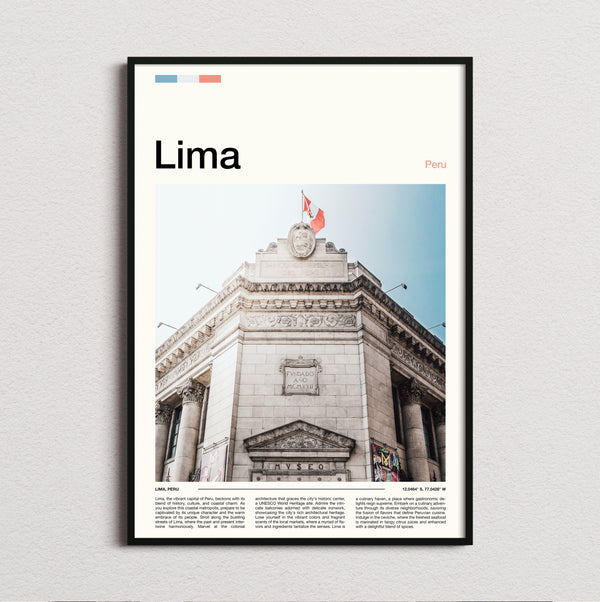 Lima - Central Reserve Bank - Travel Print