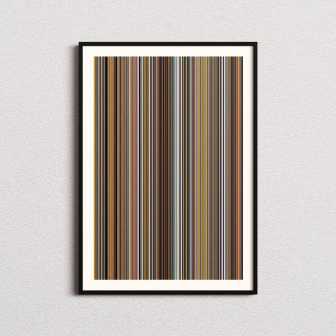 Little Miss Sunshine Movie Barcode Poster - Barcode Only