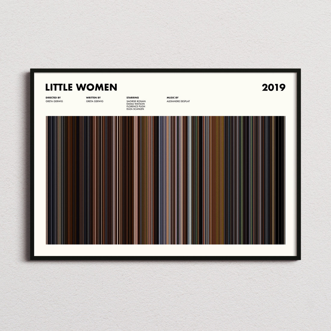 Little Women Movie Barcode Poster