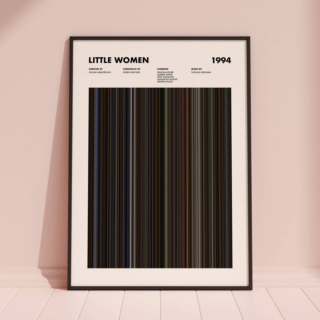 Little Women Movie Barcode Poster