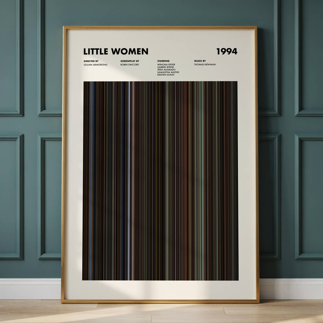 Little Women Movie Barcode Poster
