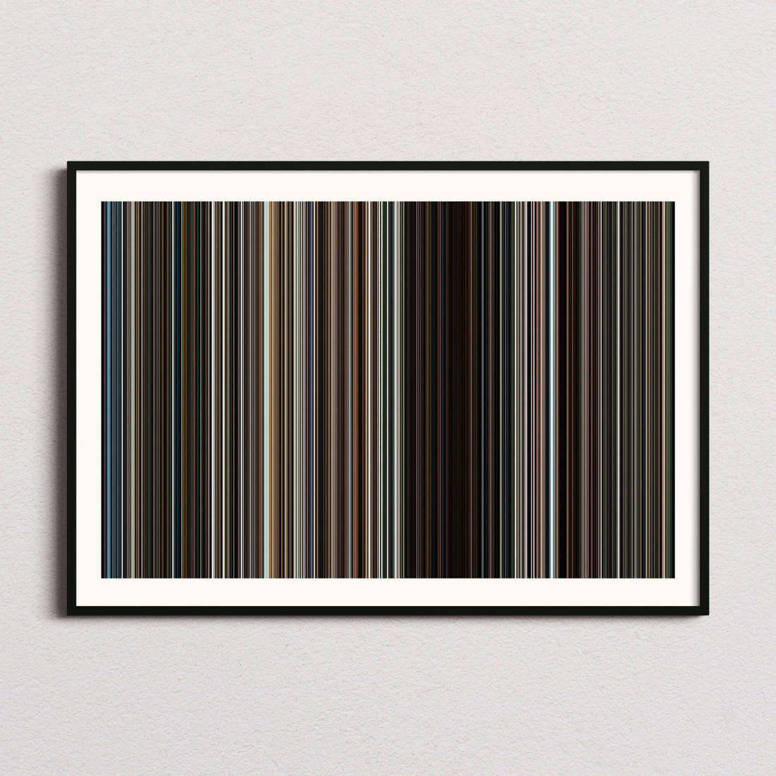 Logan Movie Barcode Poster - Barcode Only