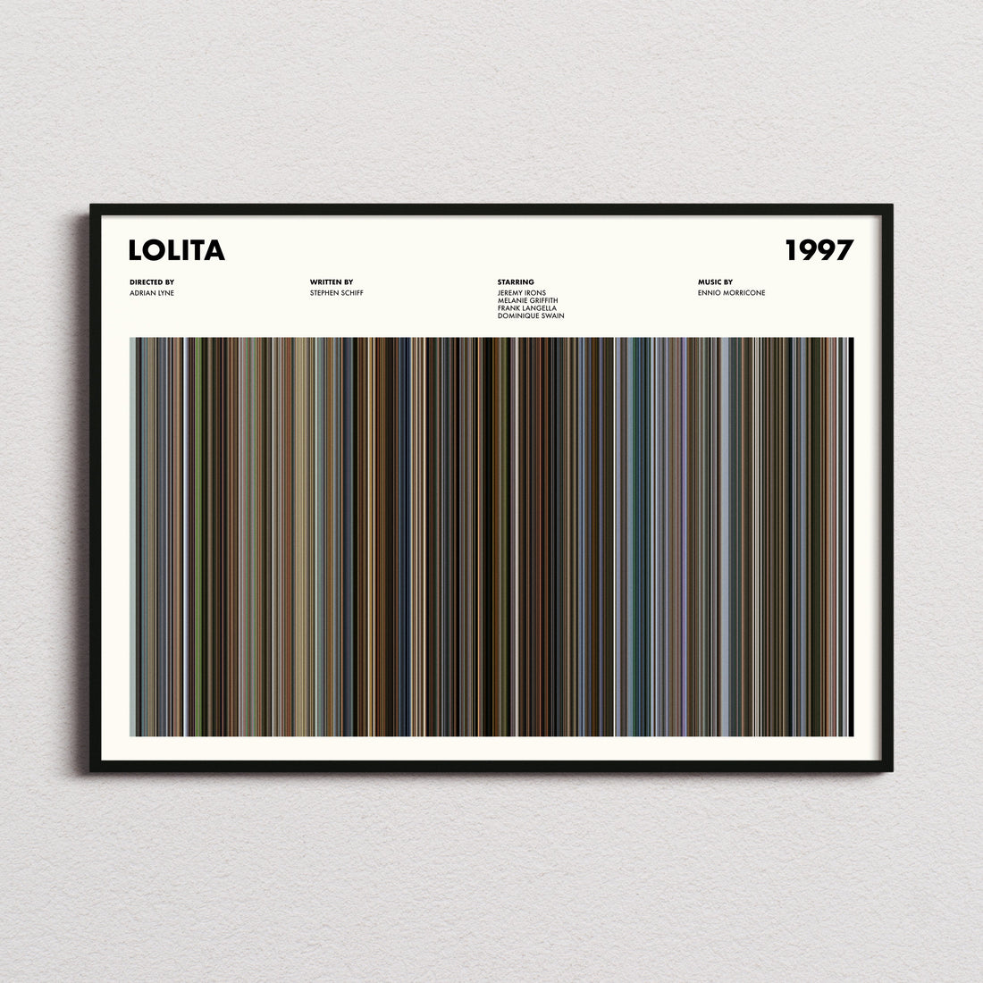 Lolita Movie Barcode Poster