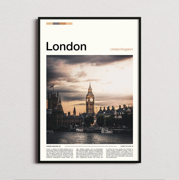London - Big Ben - Travel Print