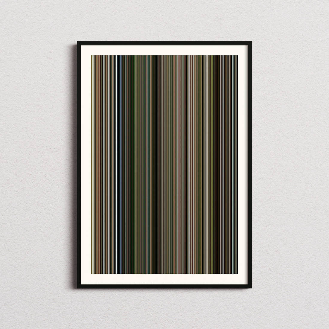 Lone Survivor Movie Barcode Poster - Barcode Only