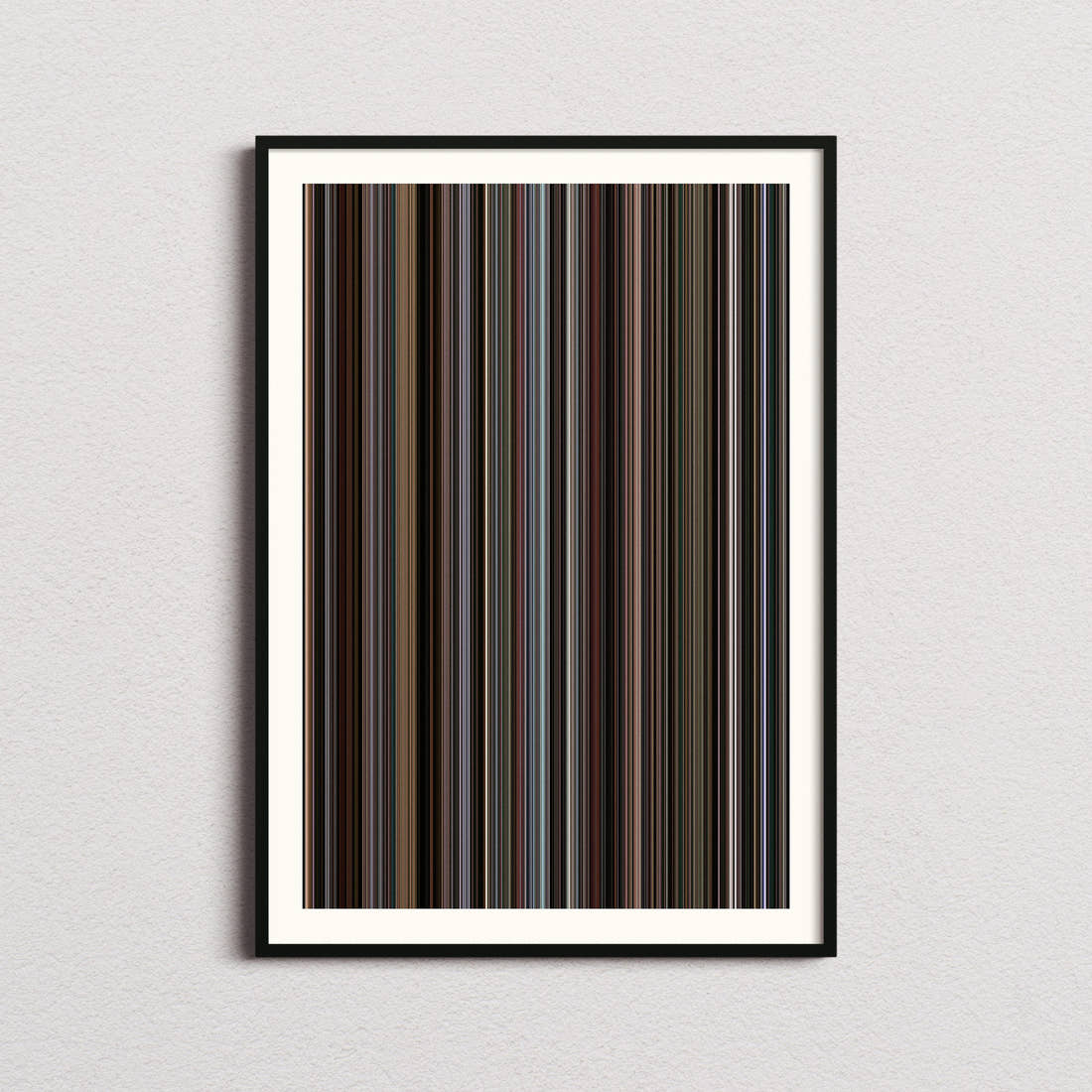 Lost Highway Movie Barcode Poster - Barcode Only