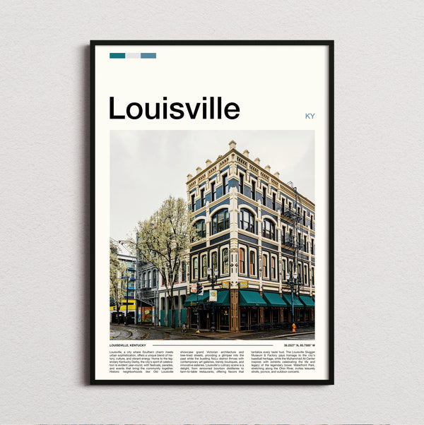 Louisville - Ornate Cast Iron Building - Travel Print