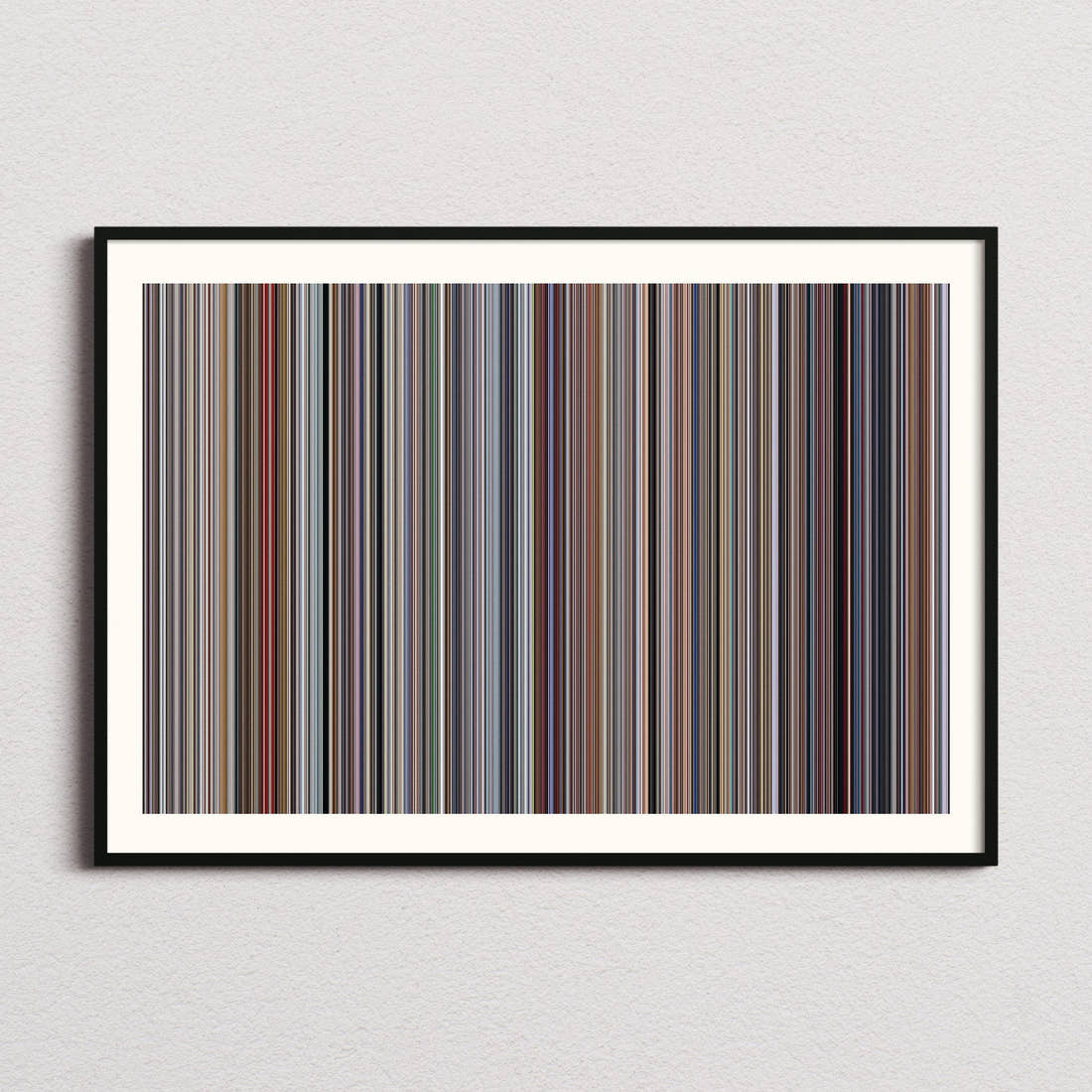 Love Actually Movie Barcode Poster - Barcode Only