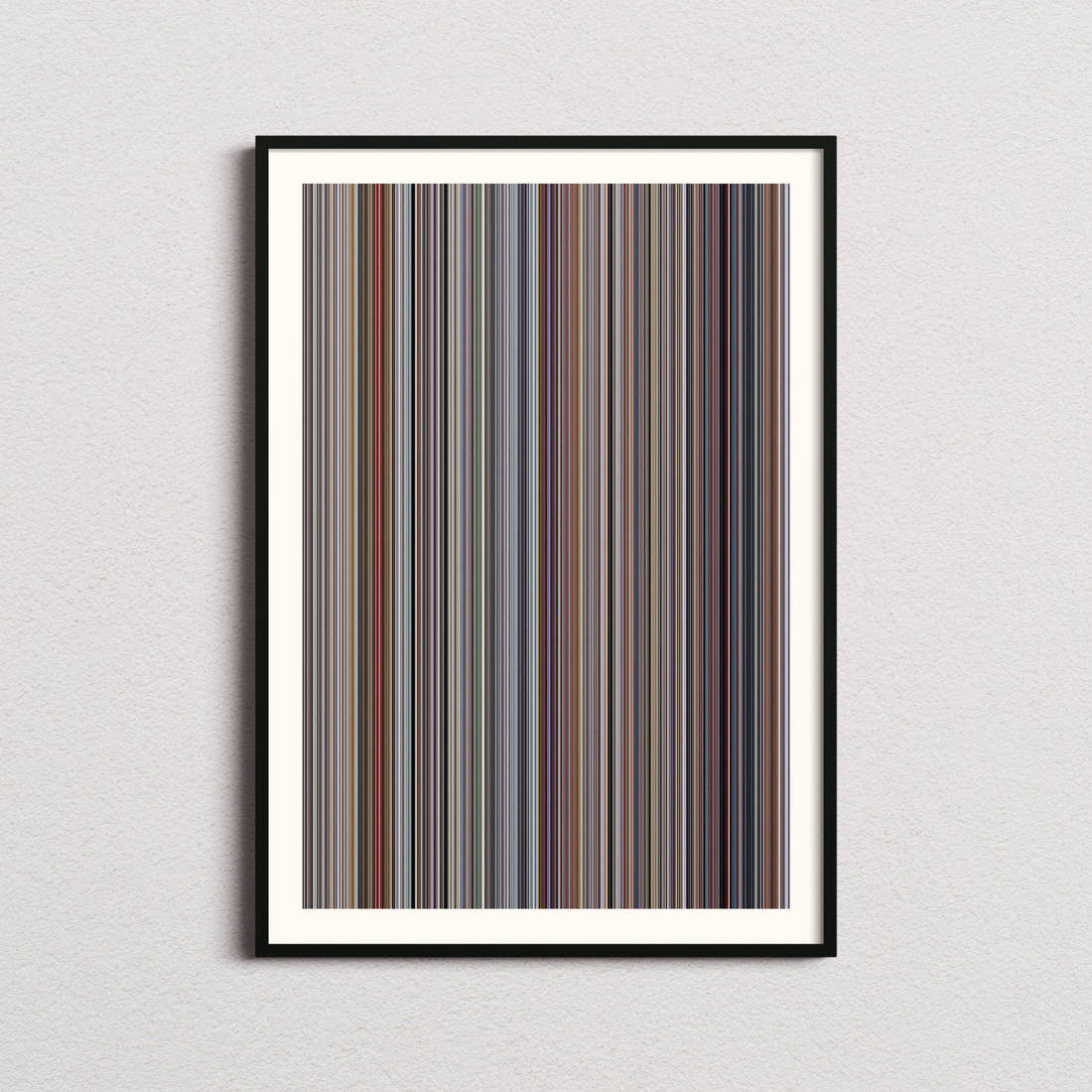 Love Actually Movie Barcode Poster - Barcode Only