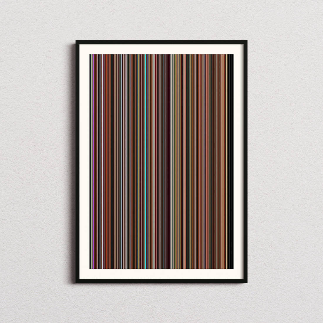 Love, Rosie Movie Barcode Poster - Barcode Only