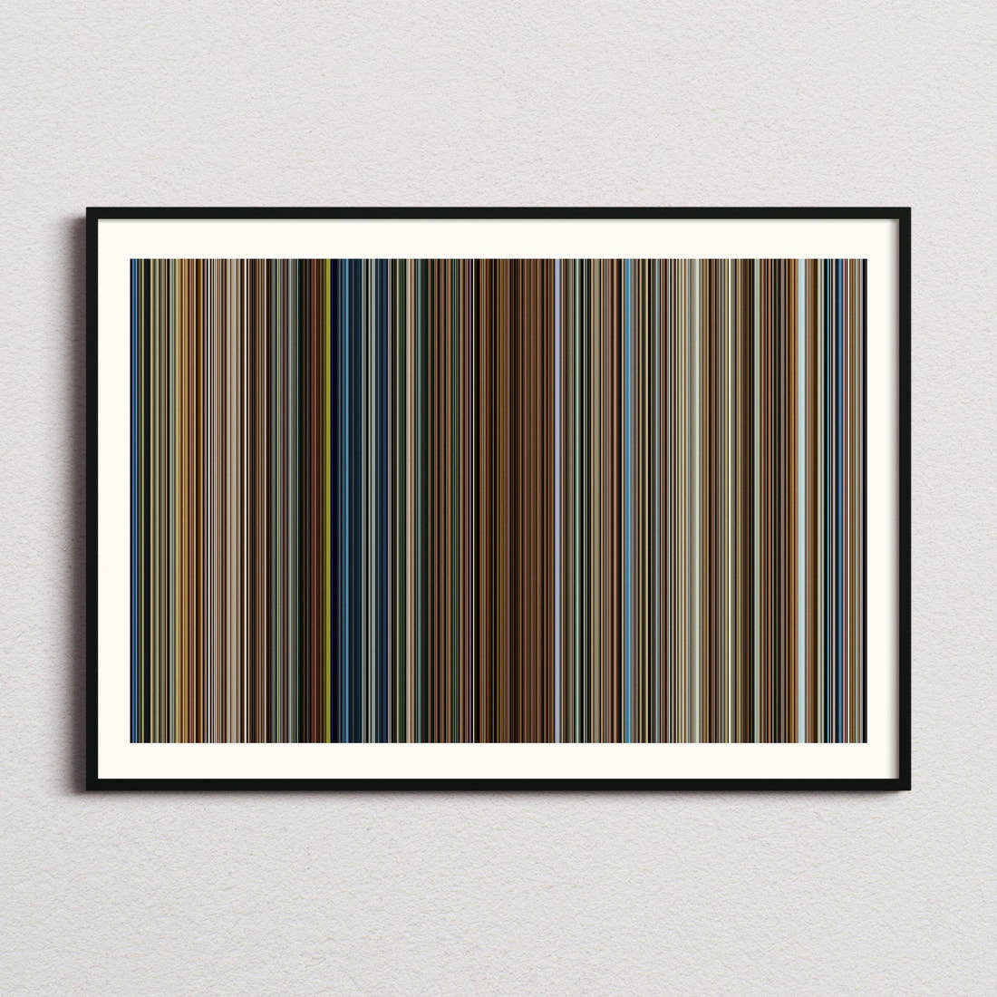 Lucy Movie Barcode Poster - Barcode Only
